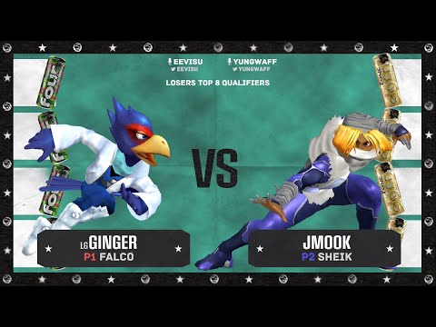 FOUR LOKO FIGHT NIGHT Ginger (Falco) VS JMook (Sheik) Loser top 8 Qualifier