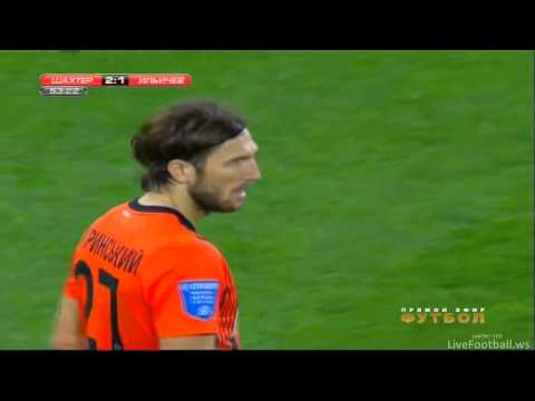 Shakhtar Donetsk vs FC Illichivets Mariupol goal Taras  Stepanenko 19-10-2012