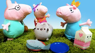 Peppa Wutz auf Deutsch - Peppa und Schorsch - Spielzeug Video für Kinder