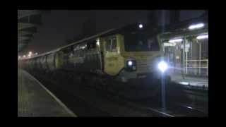 preview picture of video 'Midland Main Line - Kettering Station incl. 70011 - 11/12/2012'