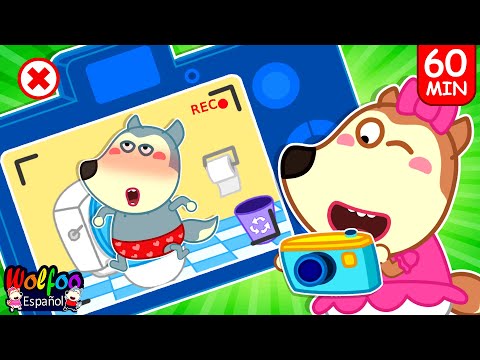 ¡Lucy, No molestes a los demás con la cámara! 😨 Juguemos Juntos @WolfooenEspañol-CanalOfici-x3s