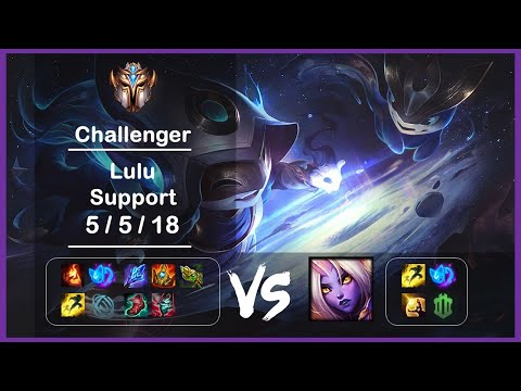 Support Lulu vs Soraka KR Challenger Patch 12.3