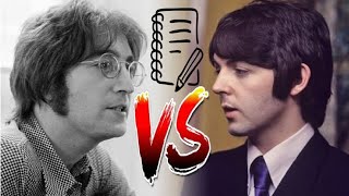 Who was the better songwriter John Lennon or Paul McCartney?