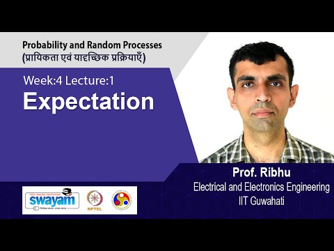 Probability and Random Processes प्रायिकता एवं यादृच्छिक प्रक्रियाएँ Introductory Video