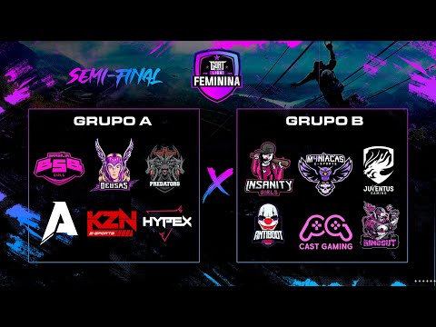 SEMI-FINAL - LIGA FEMININA- GRUPO AxB | CxD / FREE FIRE