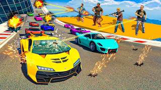 NUEVO MODO DE CARRERAS! OBSTACULOS LOCOS!! - GTA 5 ONLINE