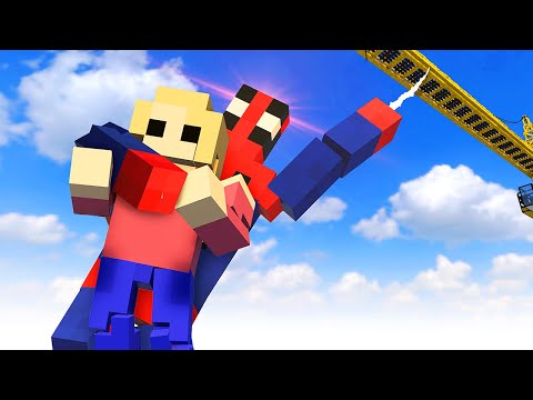 Saving Ragdolls as SPIDERMAN - Teardown Mods Gameplay