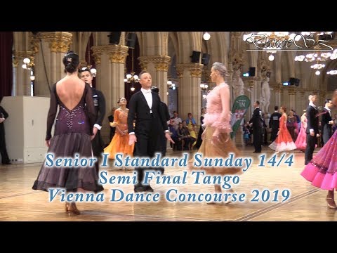 Vienna Dance Concourse 2019 - Senior I Standard Tango Semi Final WDSF - 14 April 2019