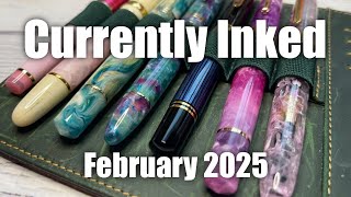 Sooo Pretty! February Currently Inked Pens! π
