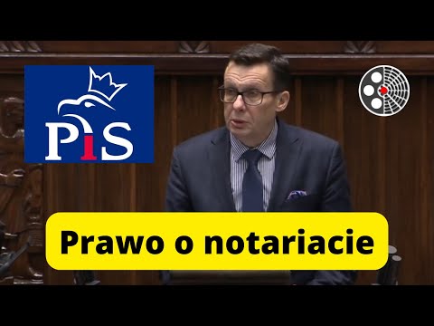 Marek Ast przedstawia stanowisko w sprawie prawa o notariacie