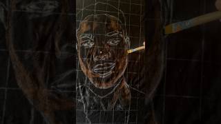 Painting my T-shirt a portrait of me using bleach part 1