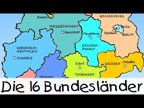 💡 Die 16 Bundesländer || Kinderlieder zum Lernen