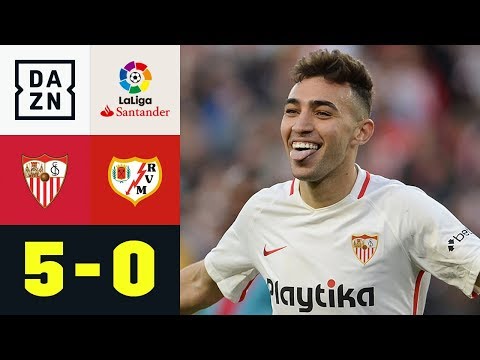 4 Tore in 14 Minuten! Munir wird zum Doppelpacker: FC Sevilla - Rayo Vallecano 5:0 | La Liga | DAZN