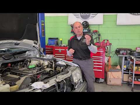 Mercedes 500 Crank Sensor Repair.