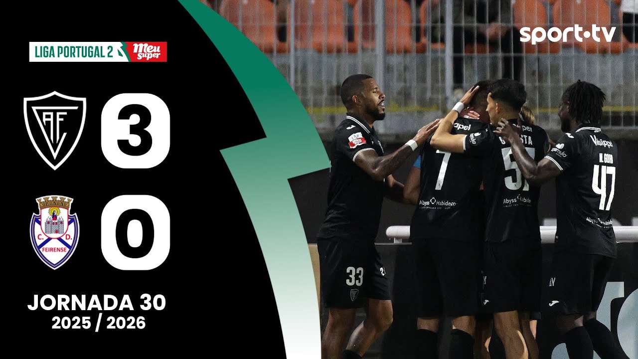 Académico Viseu vs Feirense Highlights