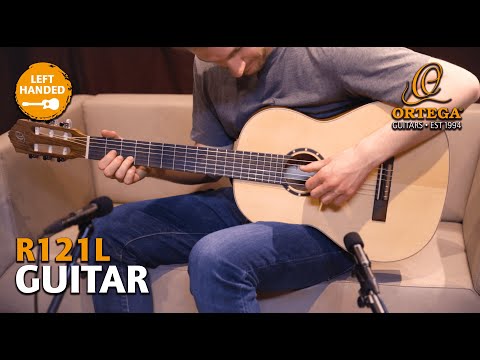 Ortega Guitars R121L Family Series Spruce Top Left-Handed Nylon String Guitar w/ Gig Bag & Video image 4