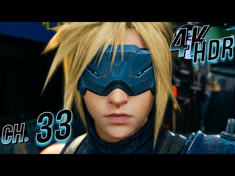 [4K HDR] Final Fantasy 7 (VII) Remake (100%) Walkthrough part 33 - In Search of Hope 6