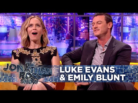 Luke Evans Serenades Emily Blunt With Adele's "When We Were Young" | The Jonathan Ross Show