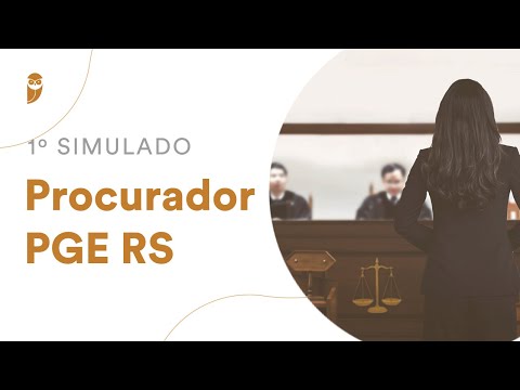 1º Simulado Procurador PGE RS - Correção