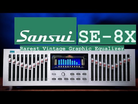 SANSUI SE-8X 🔥RARE SILVER🔥 Original Boxed Vintage Stereo Graphic Equalizer image 10