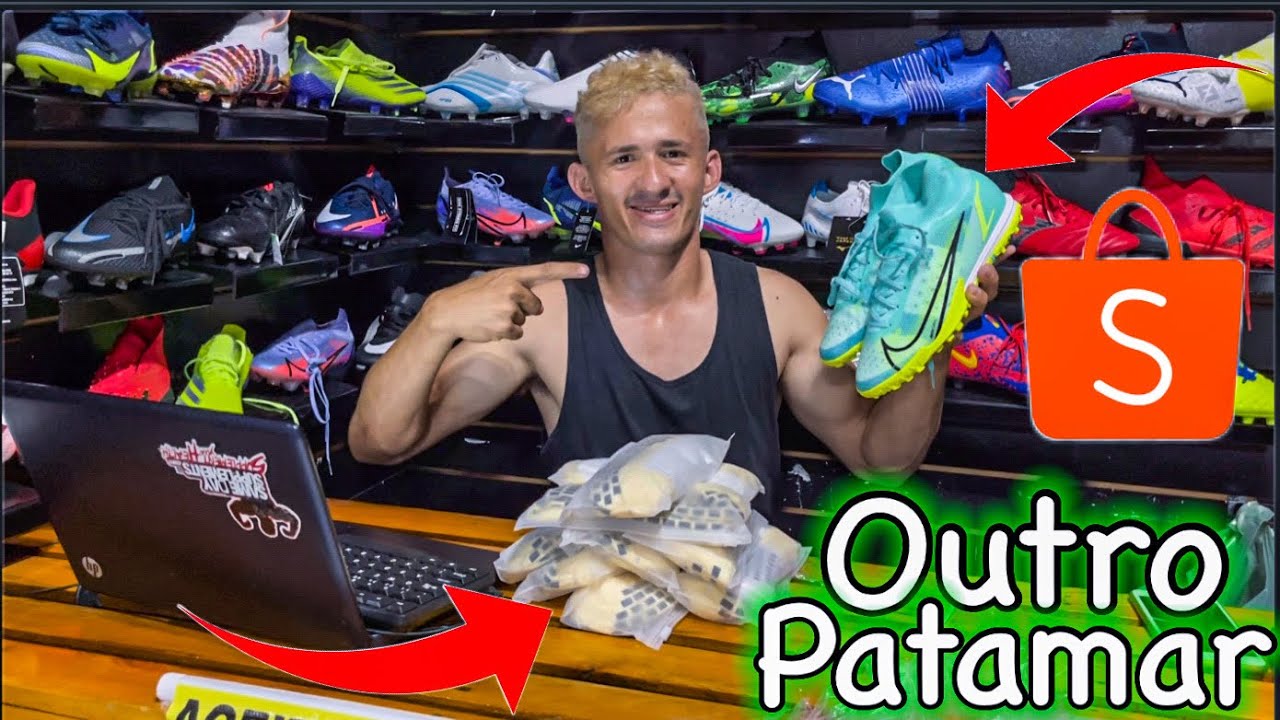Unboxing Society Mercurial da Shopee veio Top mais 10 meias antiderrapantes + Brinde inédito ⚽️