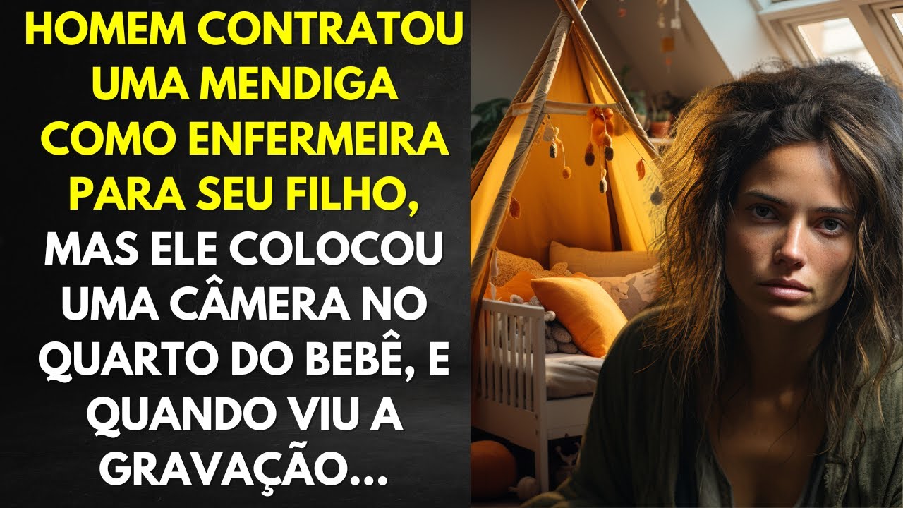 Homem contratou uma mendiga como enfermeira para seu filho, mas ele colocou uma câmera no...
