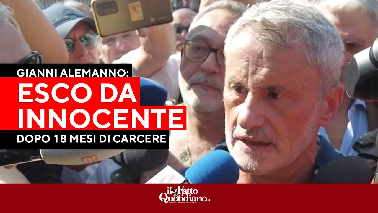 Alemanno lascia Rebibbia: “Esco da innocente”. Su Vannacci: “A Crosetto dico: esame di coscienza”