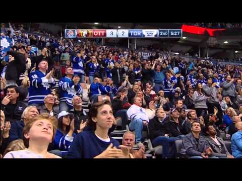 Bozak Goal - Sens 3 vs Leafs 2 - Oct 10th 2015 (HD)