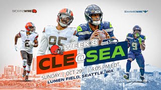 Cleveland Browns at Seattle Seahawks!  | Live Pregame Show week #8