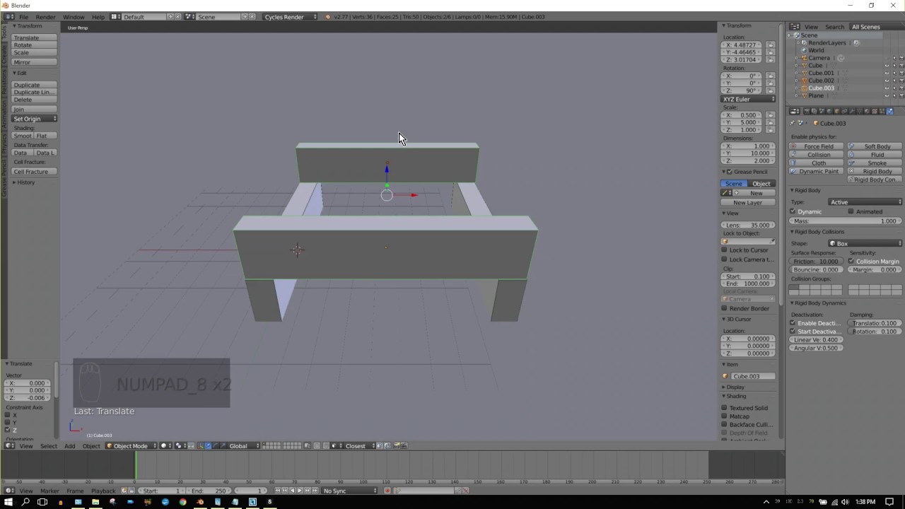 Basic Blender Keva Plank Tower Tutorial