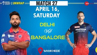 LIVE, DNA IPL Unwrap, DC vs RCB: Delhi Capitals vs Royal Challengers Bangalore | Match Analysis