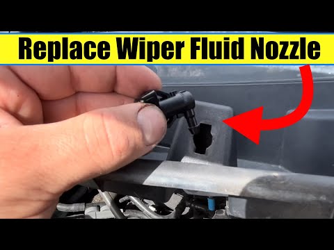 How to replace Ford Windshield Wiper Fluid Sprayer
