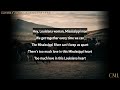 Conway Twitty & Loretta Lynn - Louisiana Woman, Mississippi Man (Lyrics)