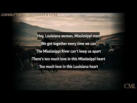 Louisiana Woman Mississippi Man (w. Loretta Lynn) cover