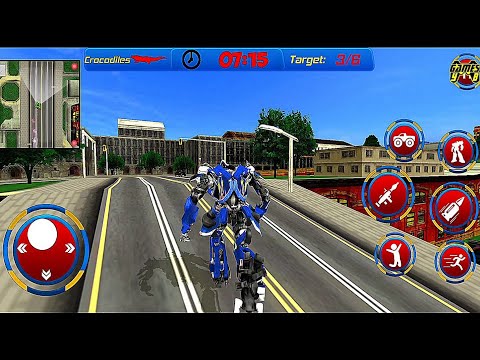 US Police Monster Truck Robot #3 - Android Gameplay FHD