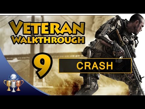 Call of Duty Advanced Warfare - Part 9 Crash - Veteran Walkthrough [60fps]