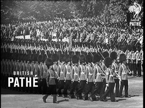 Trooping The Colour On Horse Guards Parade (1938)