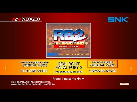 ACA NEOGEO Real Bout Fatal Fury 2 (Switch) First Look on Nintendo Switch - Gameplay