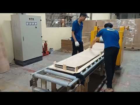 Máy uốn cong cao tần - ép ván mdf 3D