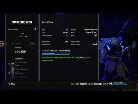Elder Scrolls Online - Stamina Sorcerer PVE Build - (Xbox Harrowstorm Patch)