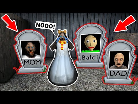 Granny vs *R.I.P.* vs Baldi vs Grandpa - funny horror animation (30 min funny episodes)
