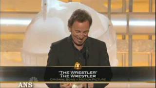 BRUCE SPRINGSTEEN WINS GOLDEN GLOBE FOR WRESTLER
