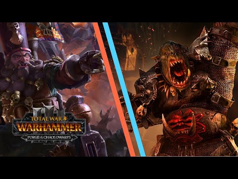Grimgor vs Chaos Dwarfs: The Black Orc Rebellion - Total War: Warhammer 3 Forge of the Chaos Dwarfs