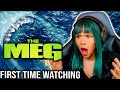 ACTRESS REACTS TO THE MEG (2018) FIRST TIME WATCHING *Shark Week ain't got nothing on the Meg!*