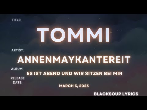 AnnenMayKantereit - Tommi Lyrics