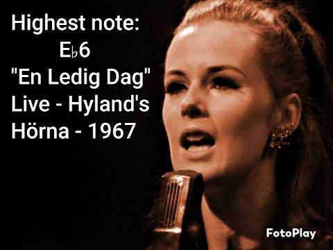Anni-Frid Lyngstad of ABBA: Highest Note vs. Lowest Note!