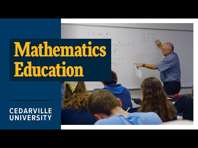 Thumbnail for video titled: Why Study Mathematics Education at Cedarville University?
