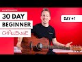 30 Day Beginner Challenge [Day 1] Guitar Lessons For Beginners