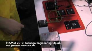 Video thumbnail for NAMM 2012: Teenage Engineering Oplab by Gear4music Guitars