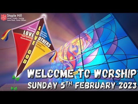 Sunday morning worship with The Salvation Army Staple Hill - 5th February 2023